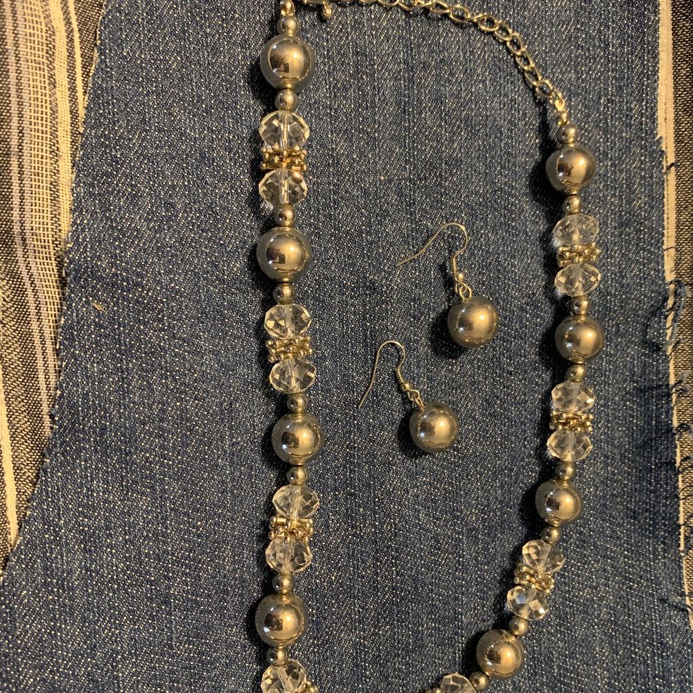 Silver and Clear Set